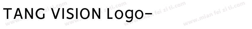 TANG VISION Logo字体转换